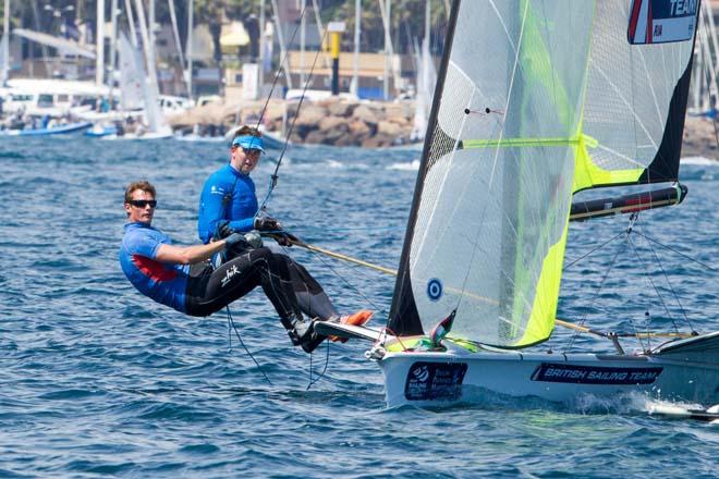 2014 ISAF Sailing World Cup, Hyeres, France - 49er Men © Thom Touw http://www.thomtouw.com